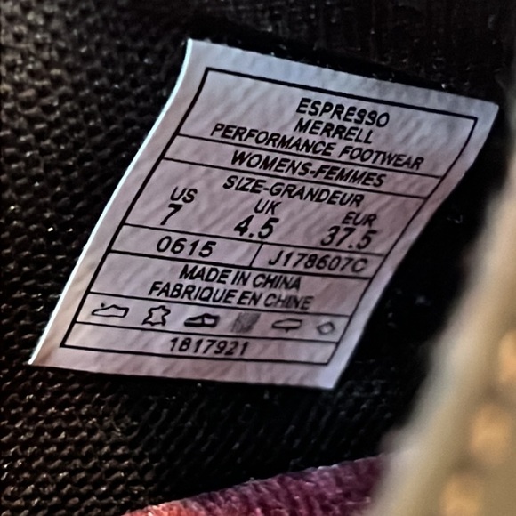 Merrell Jovilee Lattice Leather Slip On Clogs Espresso Size 7 - Picture 7 of 7